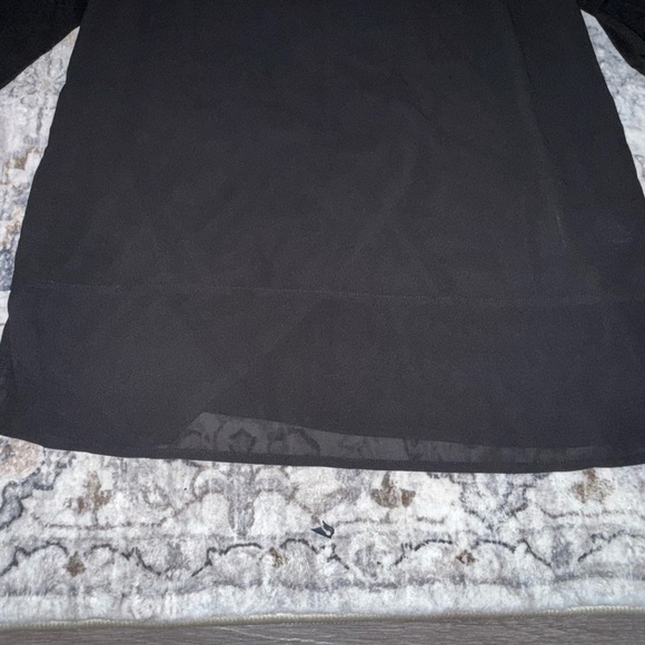 Michael Kors Black Top with Gold Accent - Picture 2 of 4